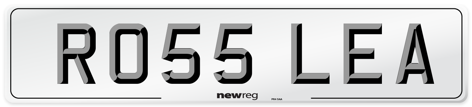 RO55 LEA Number Plate from New Reg